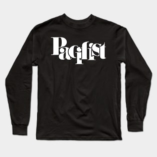 Pacifist white Long Sleeve T-Shirt